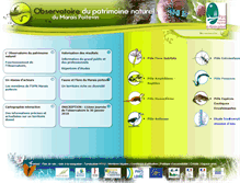 Tablet Screenshot of biodiversite.parc-marais-poitevin.fr